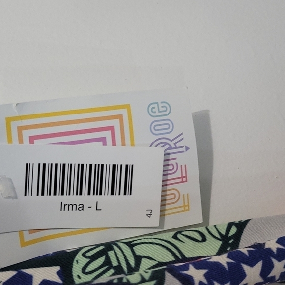 NWT Lularoe Irma Top Statue Of Liberty Patriotic Top Size Large - Picture 5 of 10